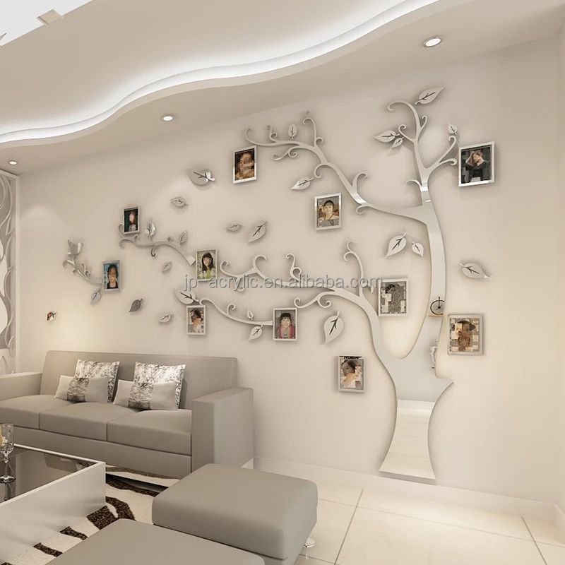 Hot Selling Home Decoration Acrylic Mirror 3D Wall Sticker