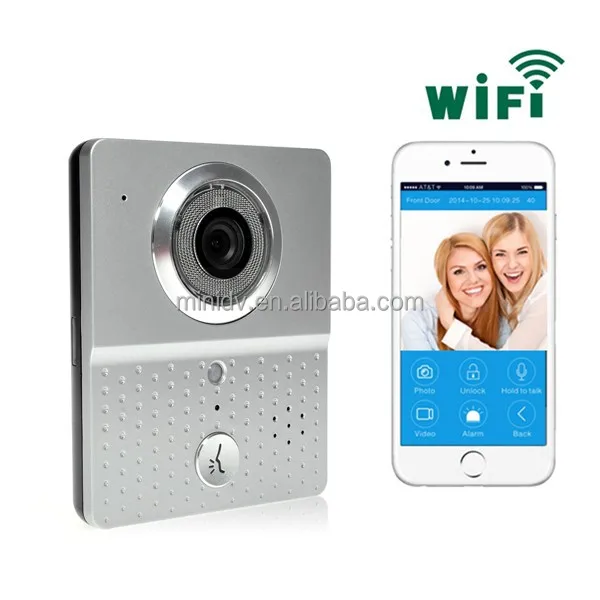 
NEW Wireless WiFi Video Door Phone Intercom IP Camera Kit with Wireless Indoor Sound Bell Support Android IOS Devices <span style=