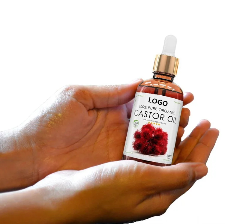OEM bulk supplier private label plant seed organic castor oil for hair