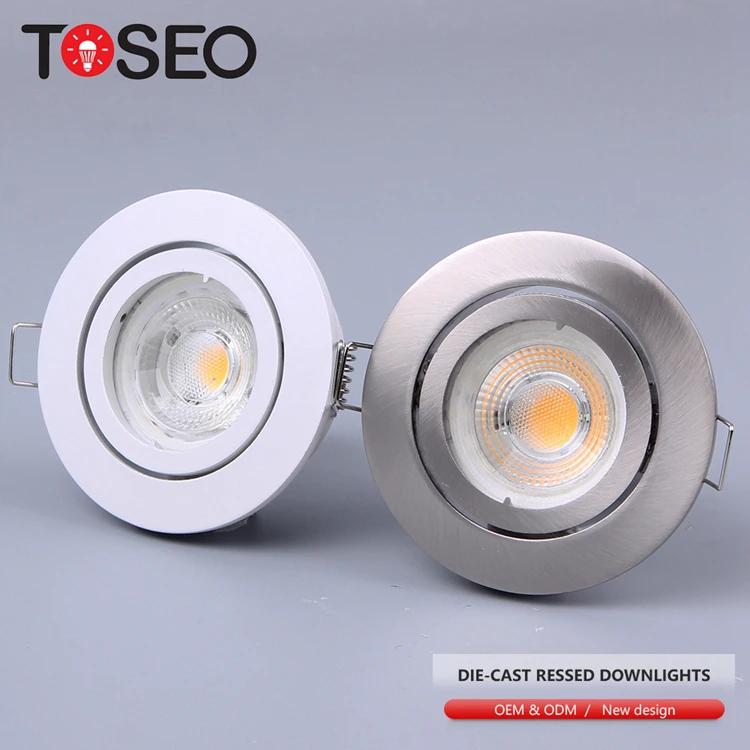
Commercial Small Recessed Mounted Light Gu10 Die Casting Zinc Downlight 