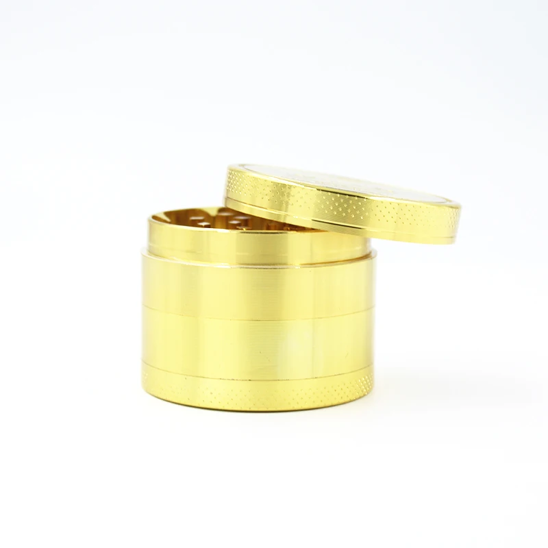 40mm 4 parts zinc Alloy Herb Grinder Custom Logo Tobacco Grinder Smoking Grinder Accessories Picador de Metal
