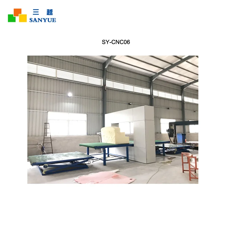 Convyor Type Worktable Vertical Circular Blade PU Foam Sponge Shapes Contour Cutting Machine