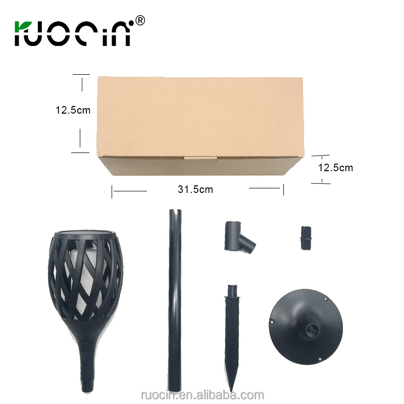 
2018 New Solar Flame light with patent solar flame flickering lamp torch 