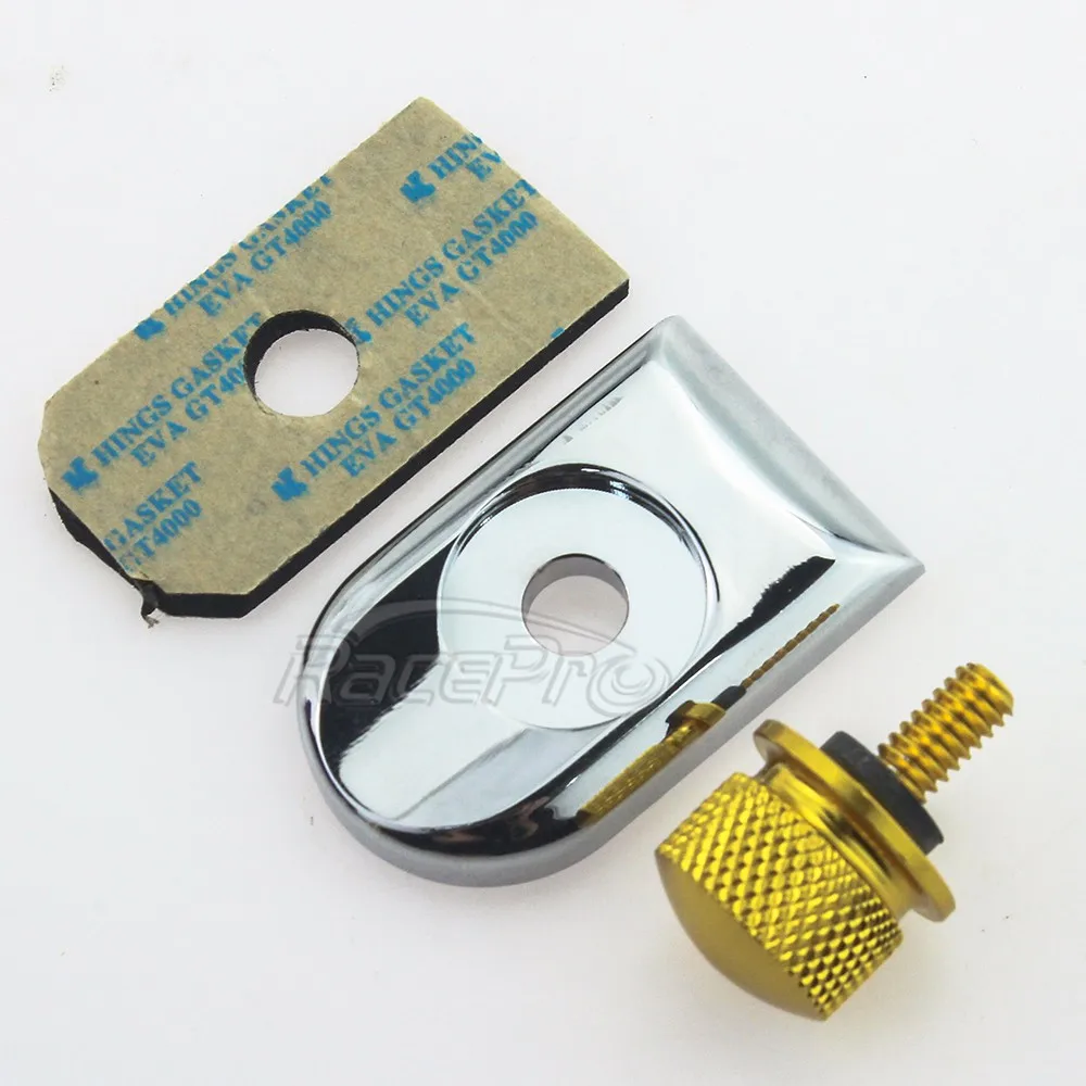 Motorcycle Seat Bolt Tab Screw Mount Knob Cover For Harley Fatboy Road King Softail
