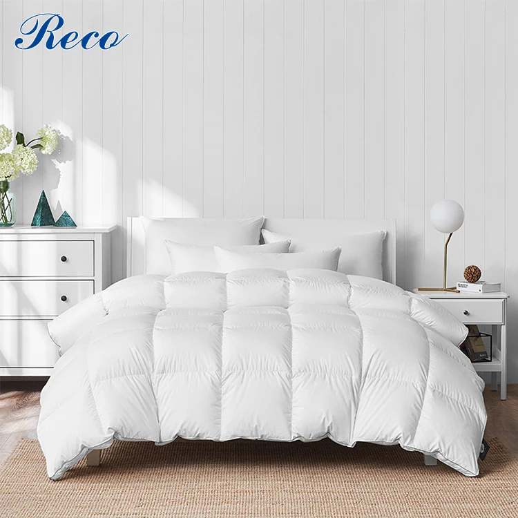 Reco Duck Feather Comforter White Goose Down Duvet Quilt with All Sizes