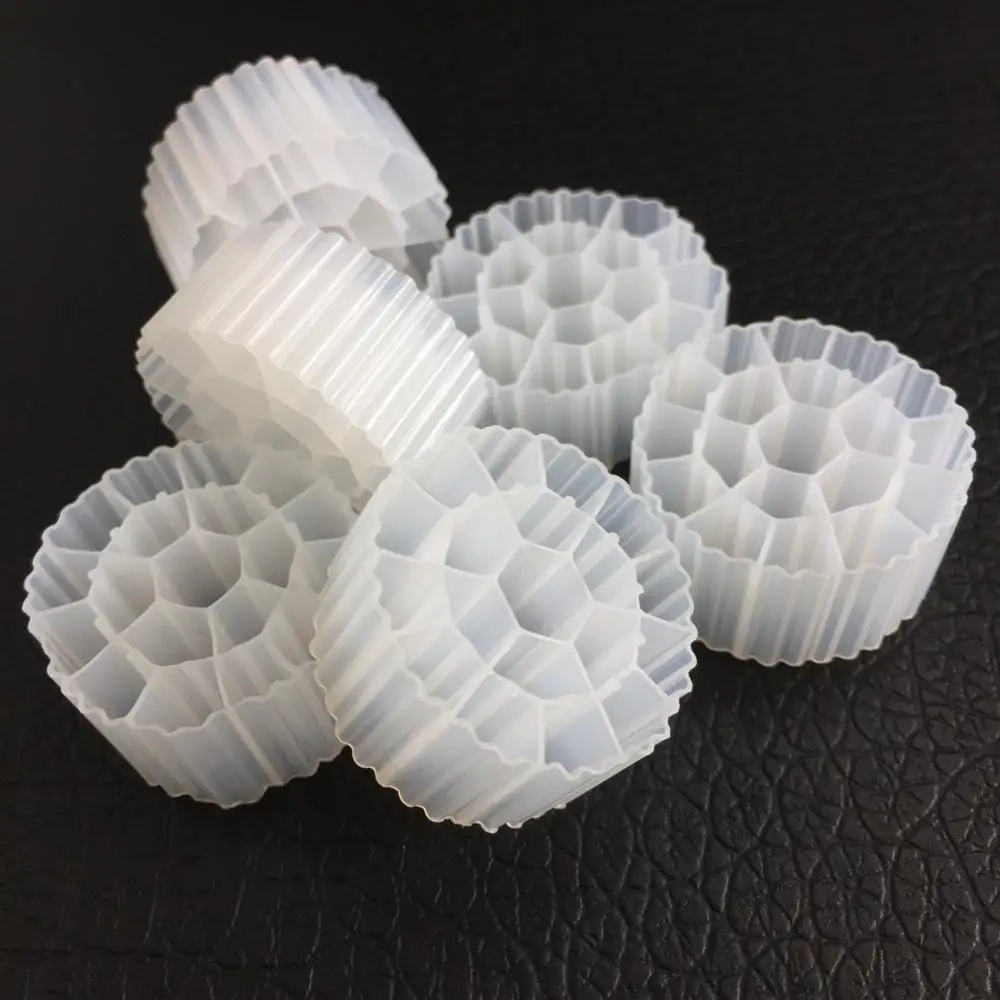  Натуральный биофильтр HDPE MBBR очистка воды для рыбной фермы Лучшая