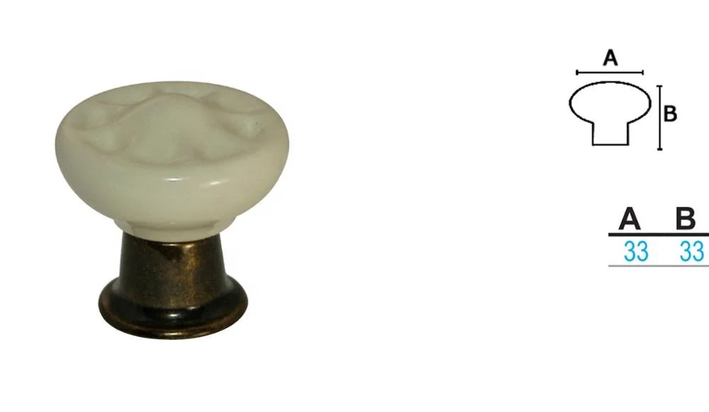 Wholesale vintage design ceramic door knob,handle and knob,cabinet knob