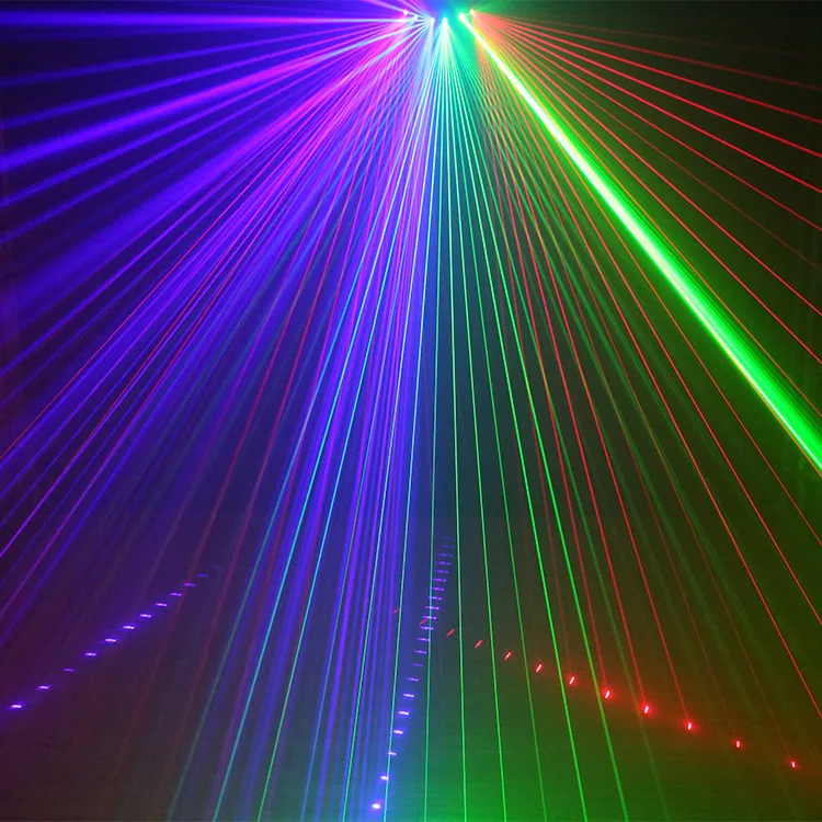 Factory price 6 eyes laser strobe stage party beam light RGB programmable laser beam dj lights wedding birthday decoration light