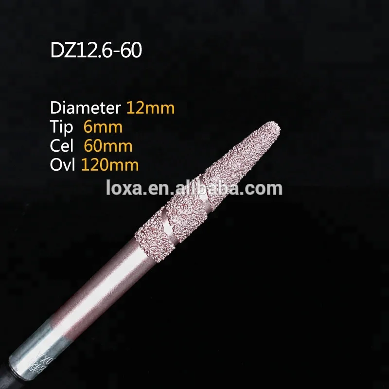 Brazing Diamond Sculpture Bits For Engraving Granite Marble Jade Carving Tool Used On CNC Machine