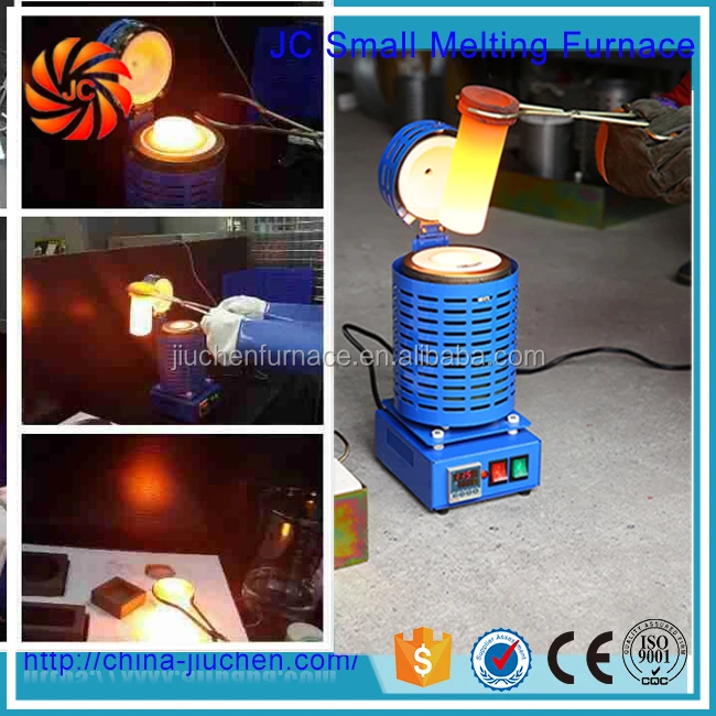 
4KG Small Electric Copper Aluminum Gold Silver Ingot Melting Furnace 