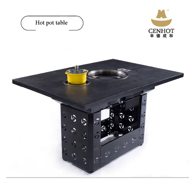 Электрические корейские столы для барбекю без дыма и столы для барбекю-гриля для ресторана барбекю гриль-стол