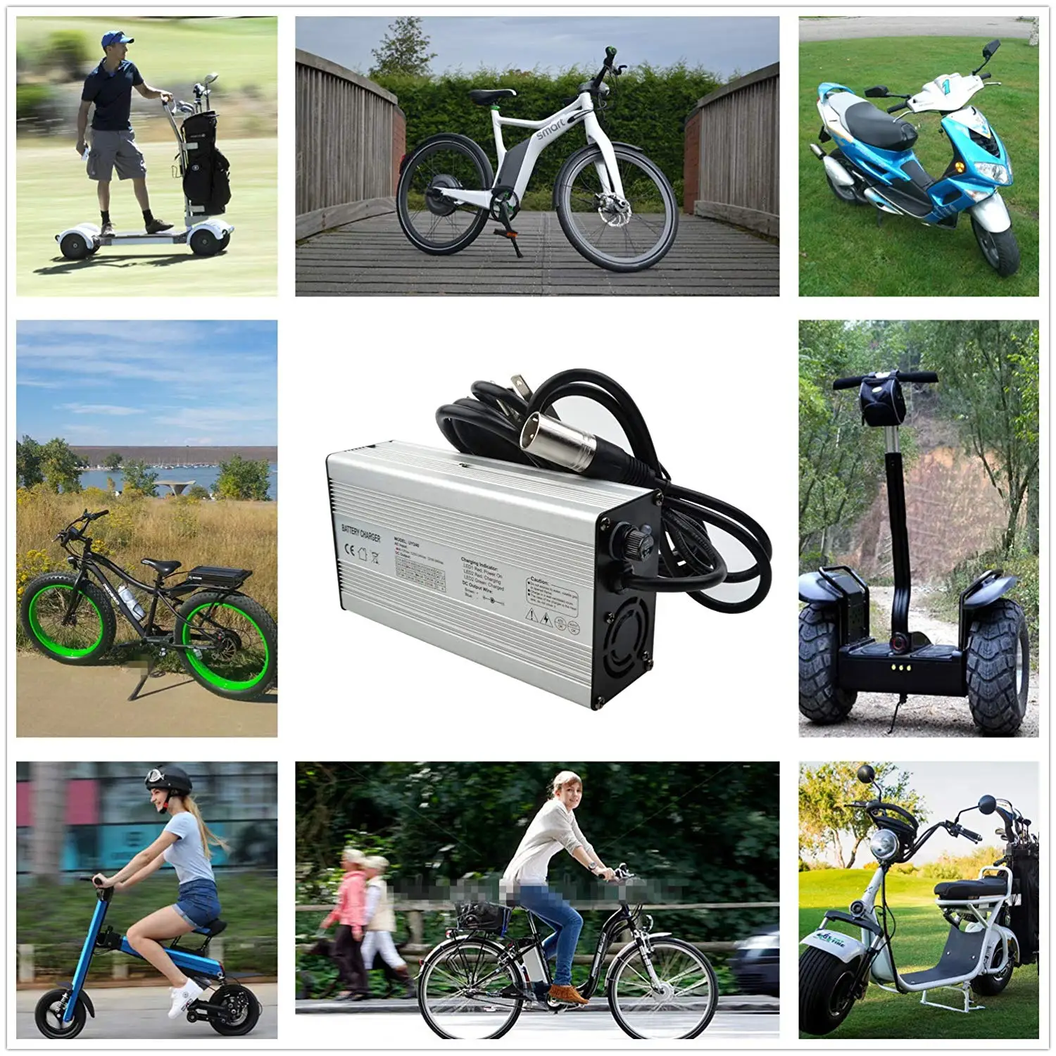 24V Ebike Battery Charger 12A Wheelchair Battery Charger for electric bicycle scooter 29.4V 7S Li-ion Battery Charger