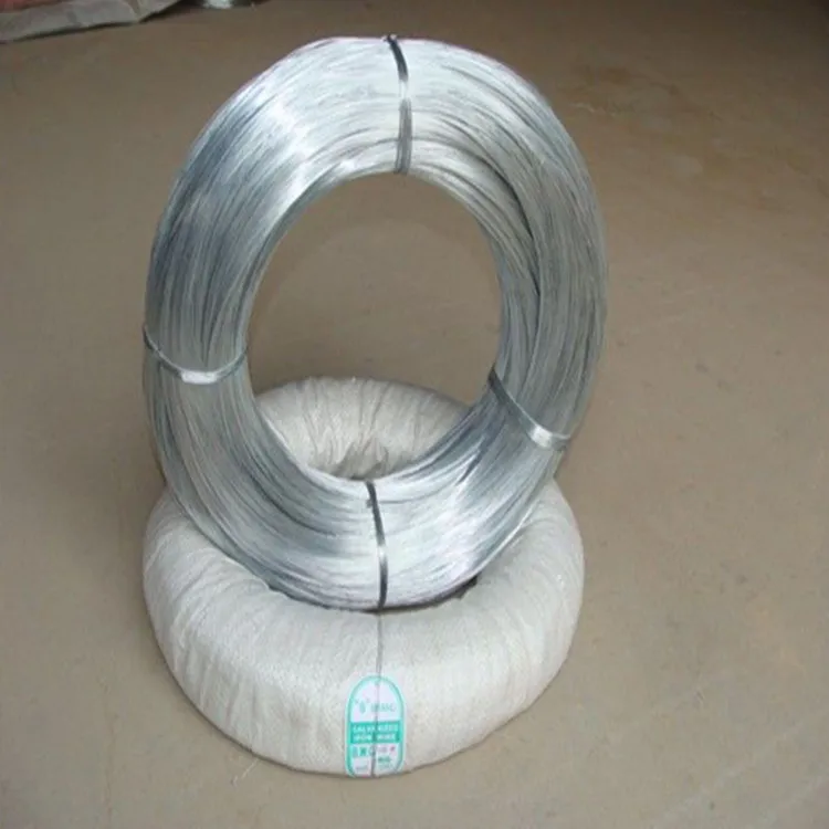 sj hot dipped galvanized iron wire/Electro galvanized iron wire/zinc coated flat wire galvanized wire