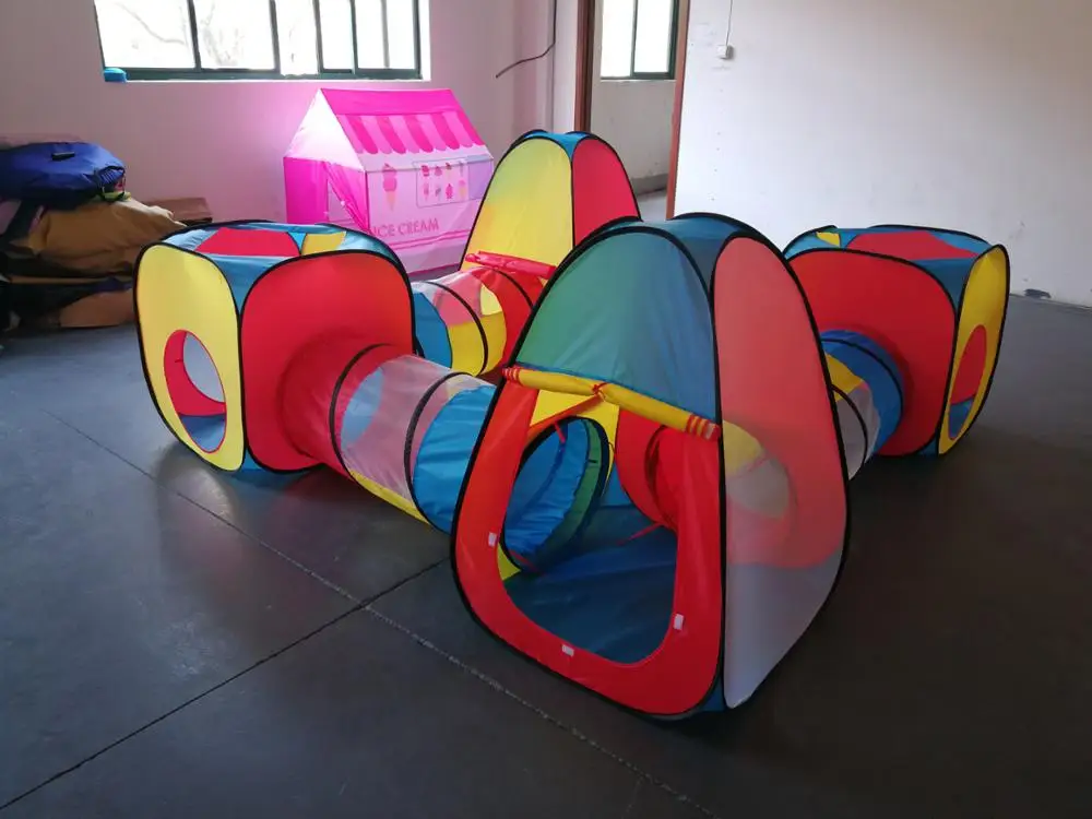 House Tunnel Play Tent Kids Indoor Princess Castle Play Tents Personalized Toy Tents For Kids