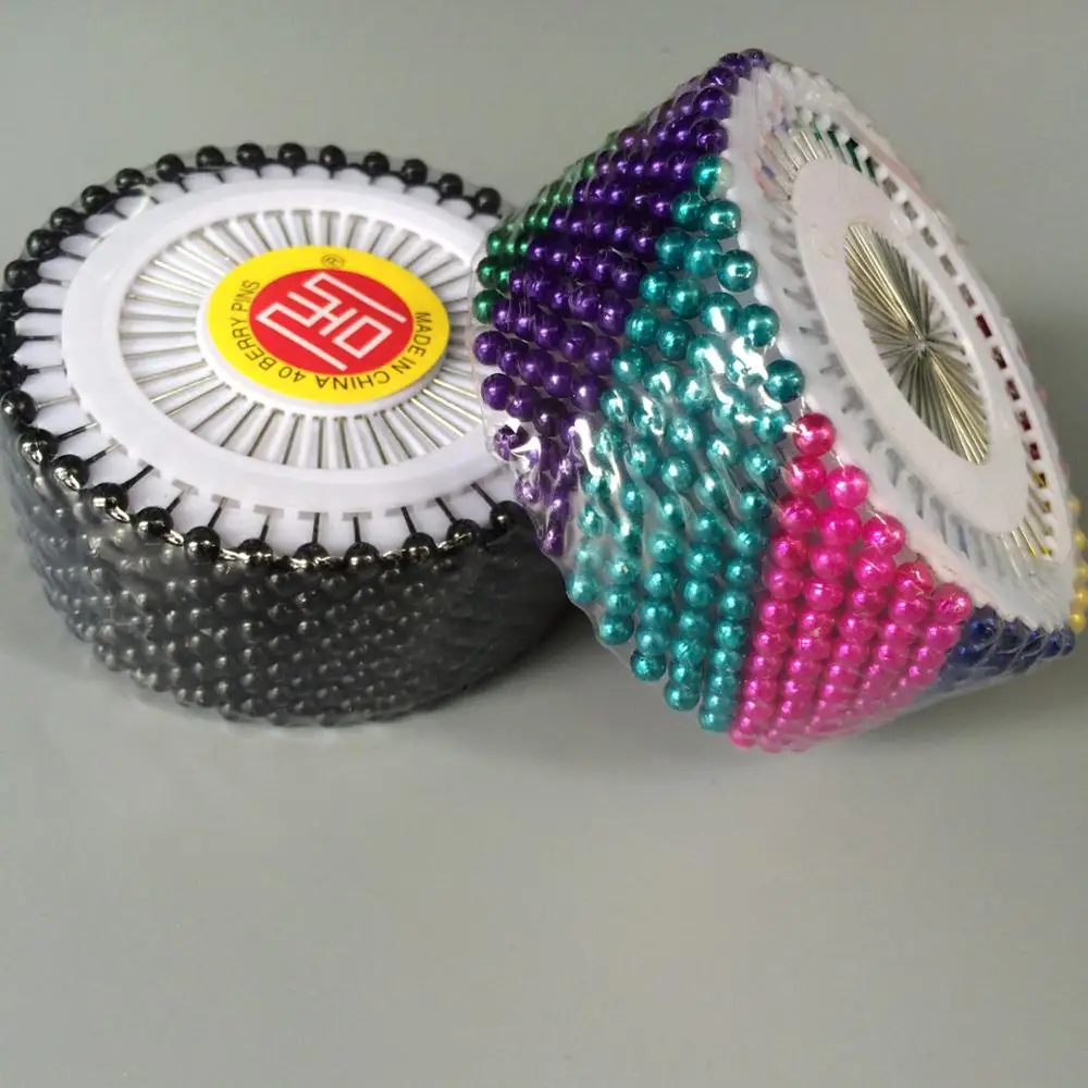 Dressmaker Sewing Pin Round Head Pearl Corsage Decor Straight Pins