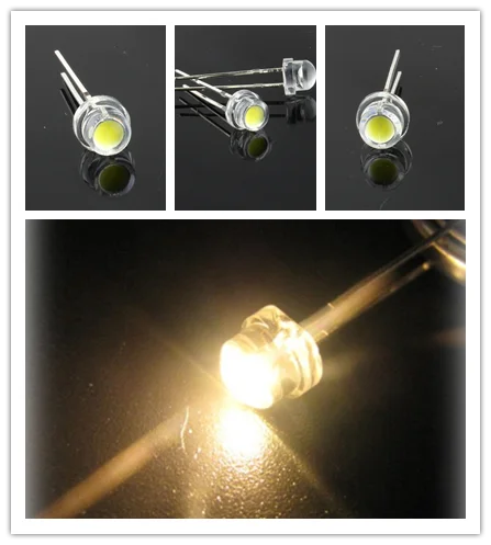 395nm - 400nm - 405nm 5mm UV Straw hat LED 120 - 140 degree for curing ink drying