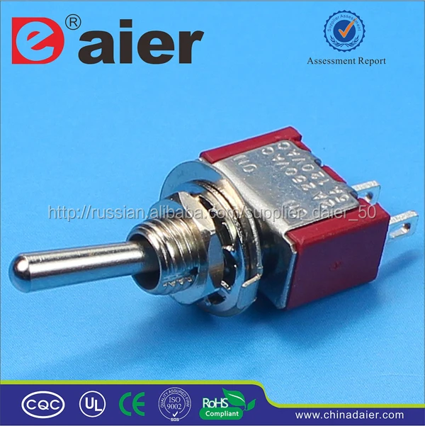 Daier MTS-101 ON-OFF Мини Переключатель тумблерный