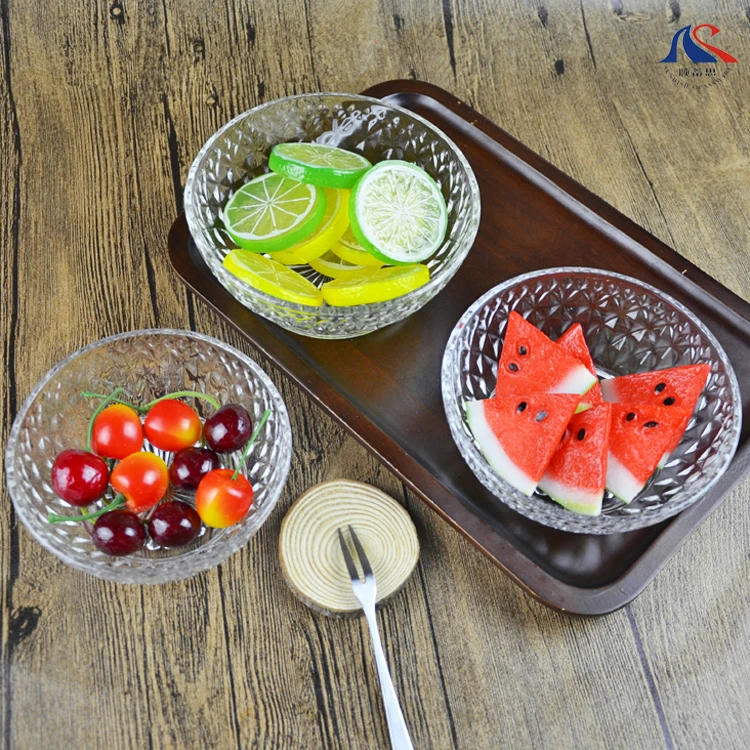 Стеклянная глубокая миска для лапши быстрого приготовления 12 см 14