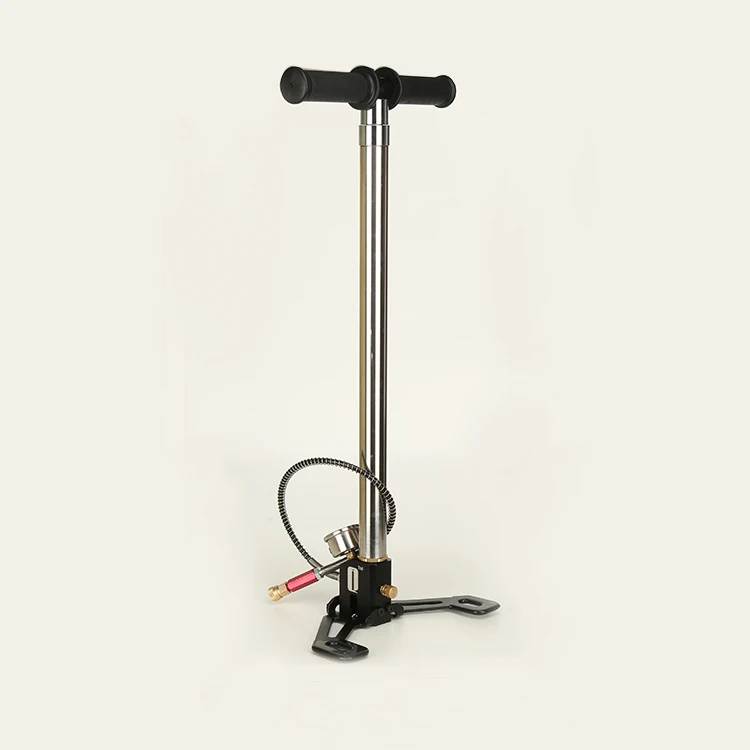 Underwater diving cylinder 3 stage air pcp hand pump with air dry