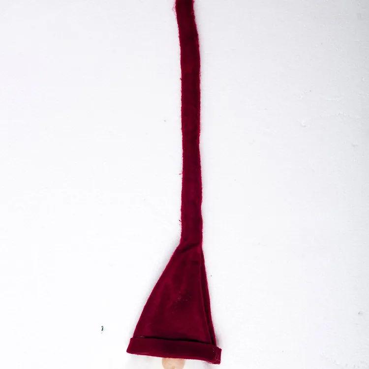 2023 Hot design Wine Decoration Velvet Santa Wine Bottles Cover