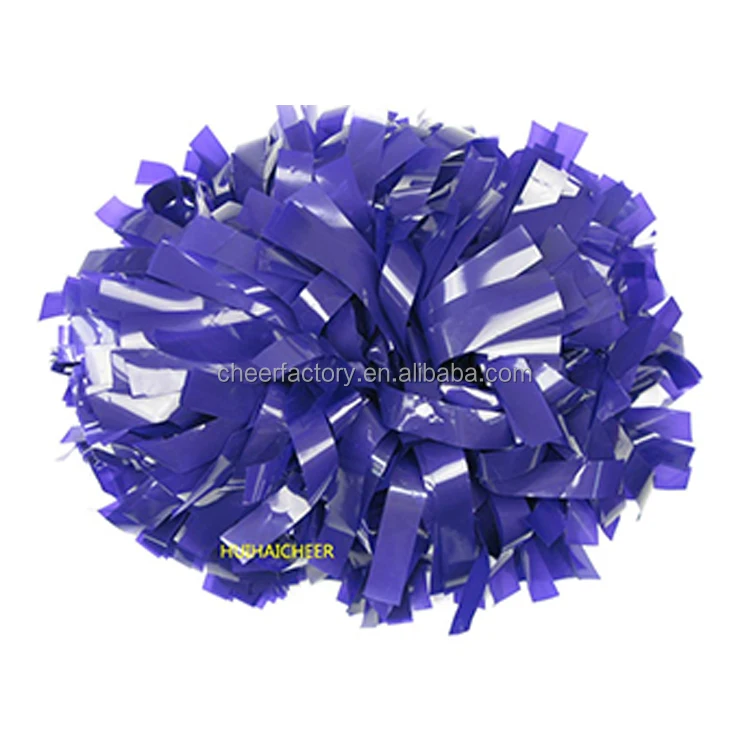 2019 wet look pom poms for cheerleading