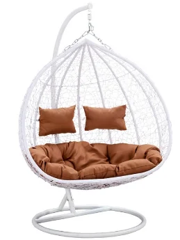 Удобная корзина ручной работы из ПЭ, Подвесные качели-стулья, уличная мебель