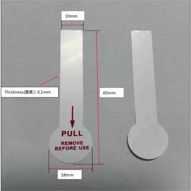 Battery separator tabs and batteries isolation tabs and battery isolated strip and pull tab