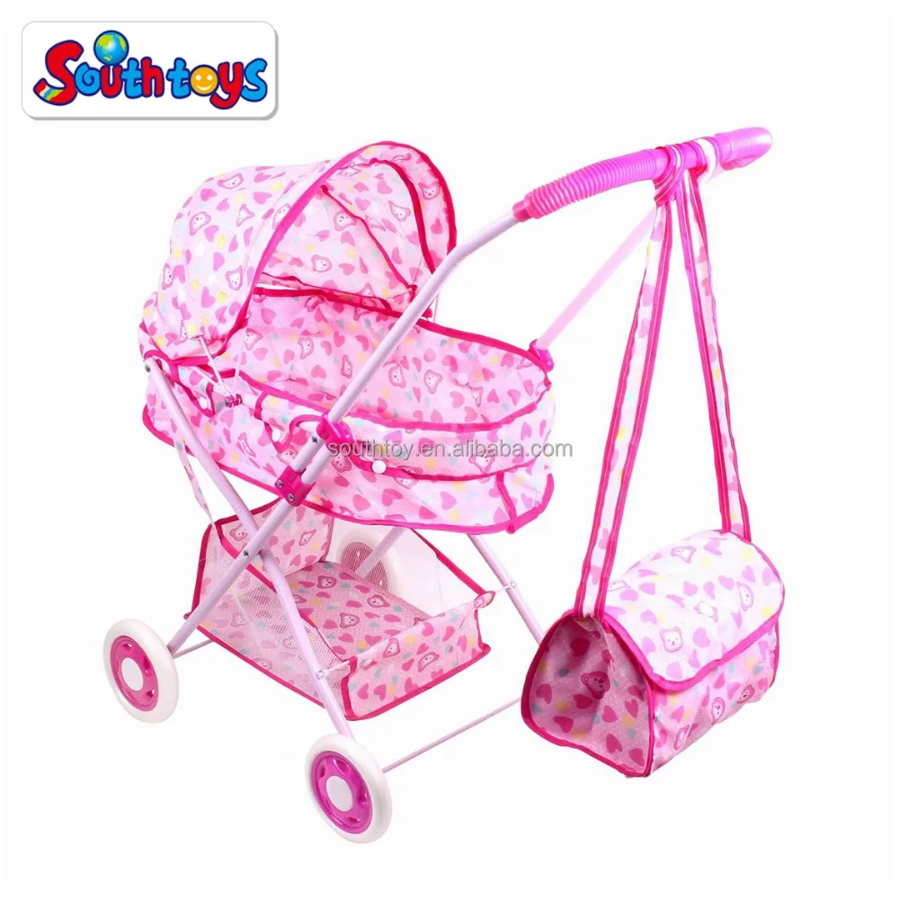 Pretend Play Doll Stroller Toys for Baby