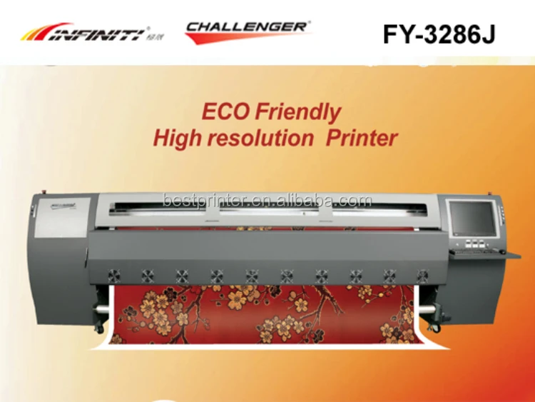 Original Infiniti / Challenger FY-3286J 3.2m/10ft eco solvent printer for flex banner printing