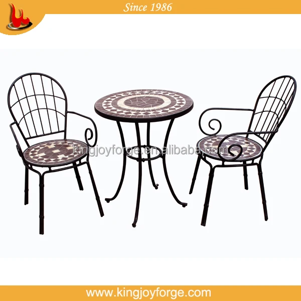 Набор из 3 предметов для бистро с керамической мозаикой