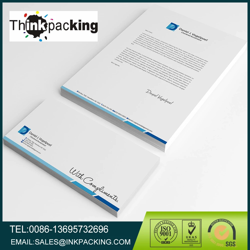 Company Letterhead pad,Personalized business letterhead,Custom Letterhead Printing