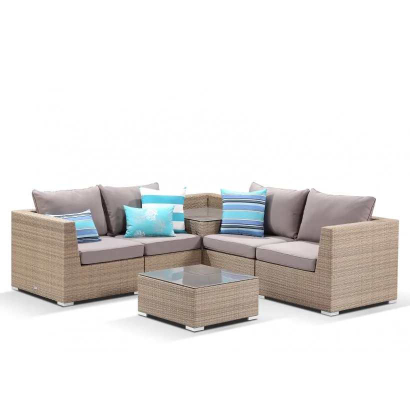 Classic poly rattan garden outdoor furniture set