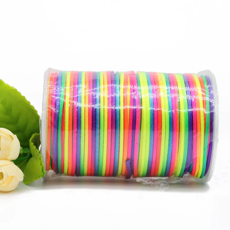 XULIN Wholesale 2mm Satin Rattail Korea Nylon Cord Stock in Bulk, ZYL0005-5#