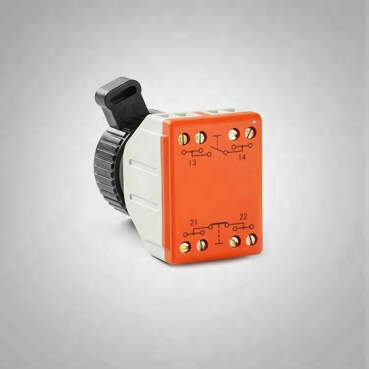 High quality durable plastic waterproof explosion-proof push button switch with key