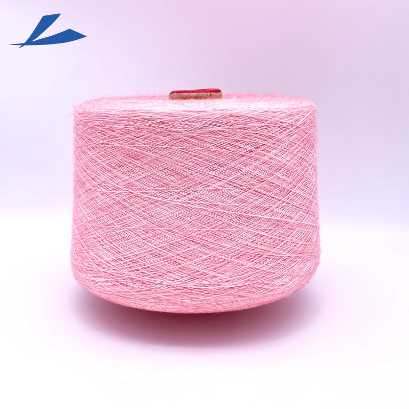 good quality Soft Angora Wool Nylon Blended  Yarn for Weaving