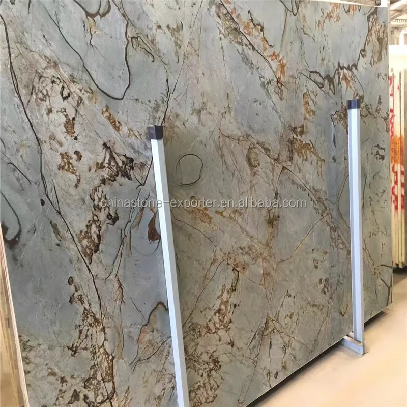 Exotic Roma Imperial Blue color ,High Quality Brazil Roma Imperial Quartzite Slab