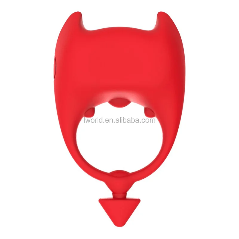 Devil design big cock man penis cock ring for men
