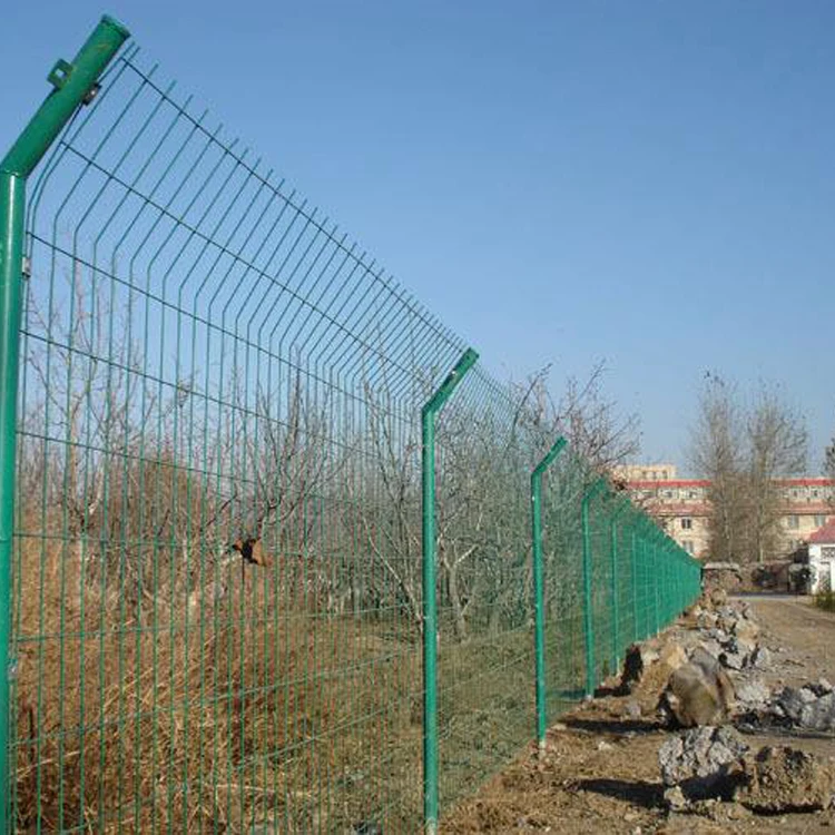 bilateral fence wire mesh galvanized chain link fence