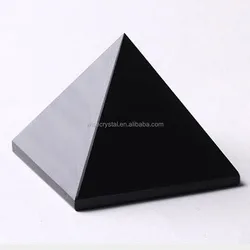 Quartz positive energy healing obsidian crystal pyramid Wholesale chakra