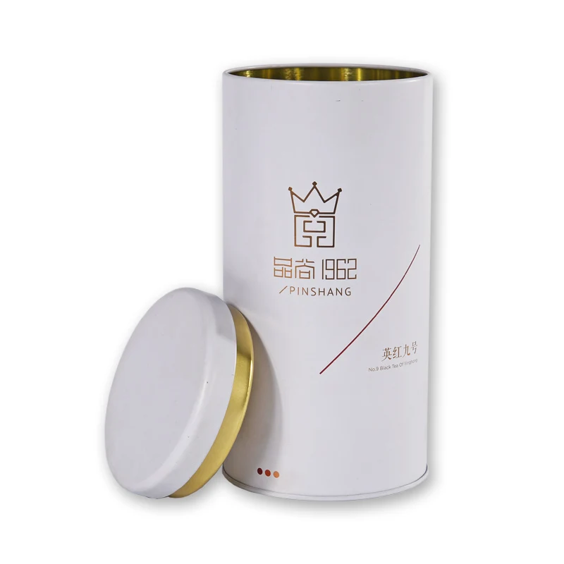 New Custom Double Lids Chocolate Coffee Candy Tea Sweets Sugar Packaging Tin Can