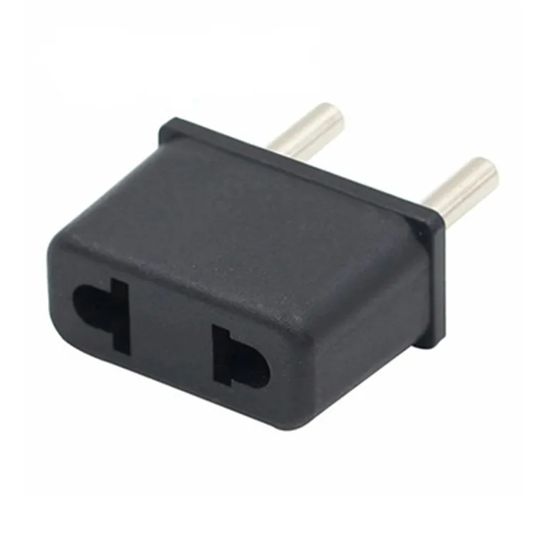EASY World Universal Travel adaptor adapter US USA to EU EUR AC Power Wall Plugs Plug Converter