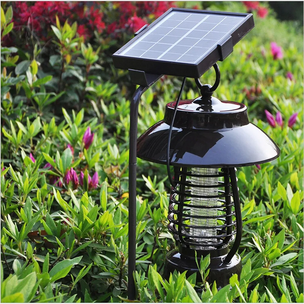 Solar Mosquito killer lamp with lighting Function USB Charging long TIME Last Waterpropof solar mosquito killer lamp