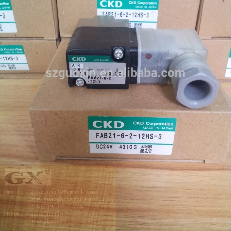 CKD Solenoid valve Japan Solenoid valve FAB21-6-2-12HS-3