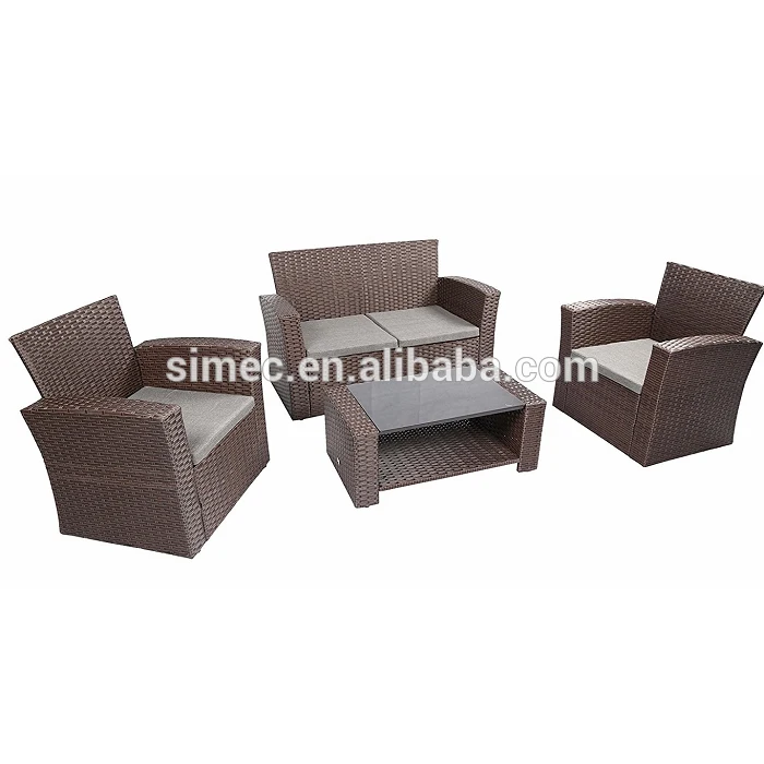 garden luxury rattan modern sofa wholesale SCKD-02A