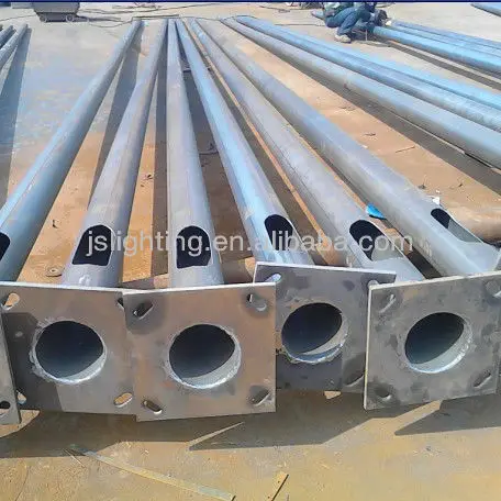 
Q235 steel street light poles,galvanized steel electric pole 4m,5m,6m,8m,10m,12m 
