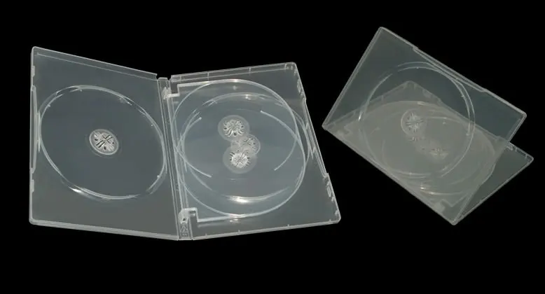 Wholesale Plastic Transparent 10.4mm Single PS Jewel Case CD