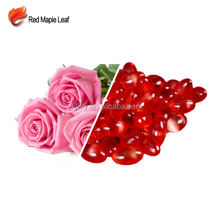 Пищевая добавка, оптовая продажа, капсулы с розовым маслом от частного бренда