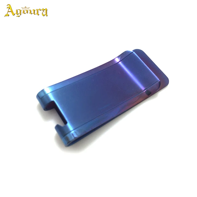 Blocking Travel Wallet Money Clip Bank Cards Case Cash Clip Protected Pure Titanium Stretch Business Card