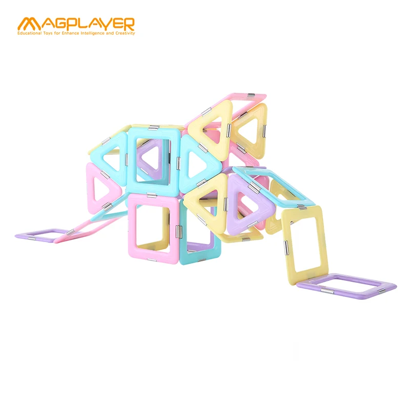 Новинка 3D милый робот «сделай сам» научная игрушка магнитные строительные плитки развивающие блоки для