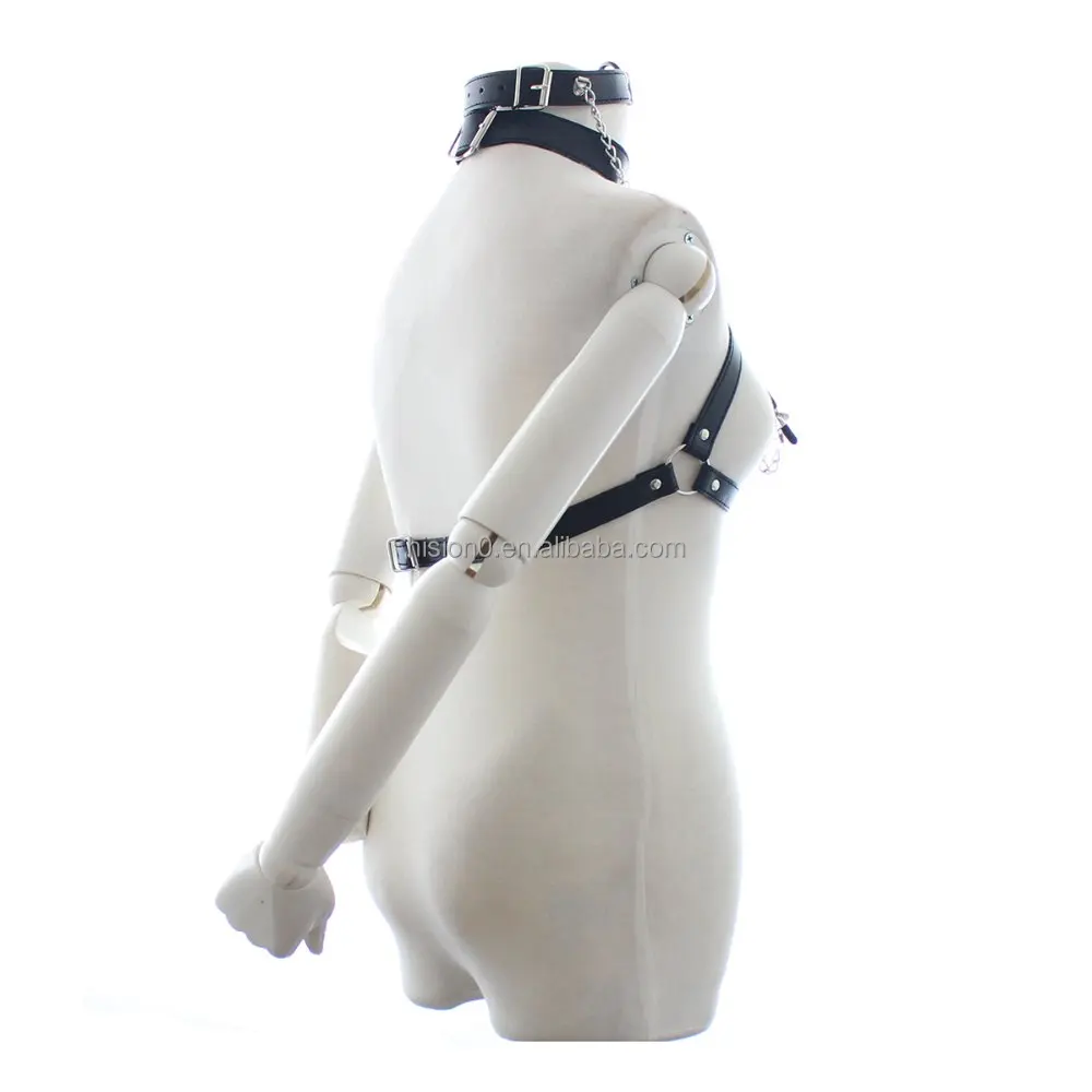 Amazing Bondage Lingerie Ball Gag Bondage Collar Bondage Breast Restraint Bare Bra Open Clothes For Crazy Adult